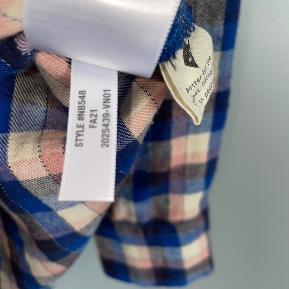 EUC Madewell Flannel Sunday Shirt in Delgany Plaid Size Medium - Picture 9 of 11